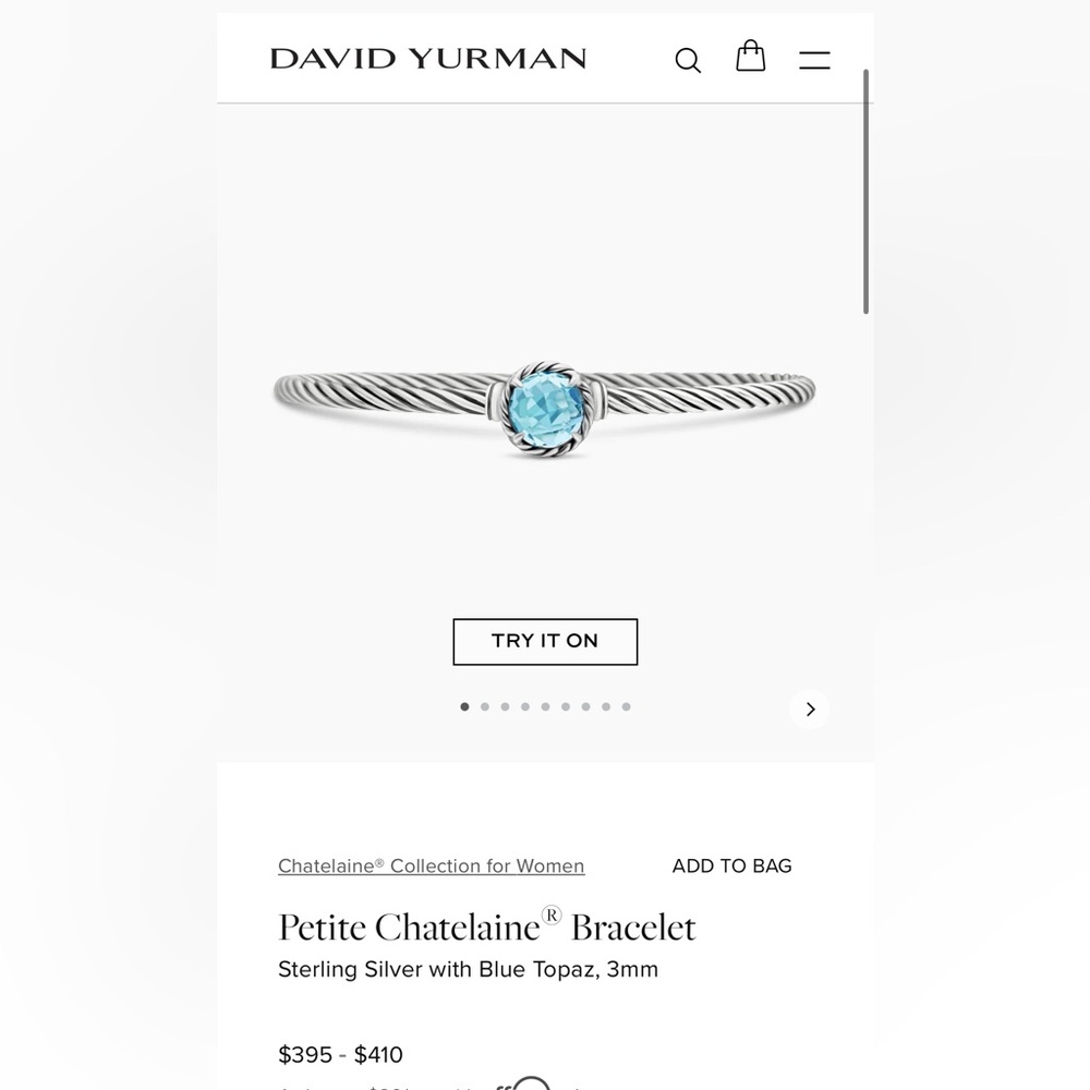 David Yurman Petite Chatelaine Bracelet